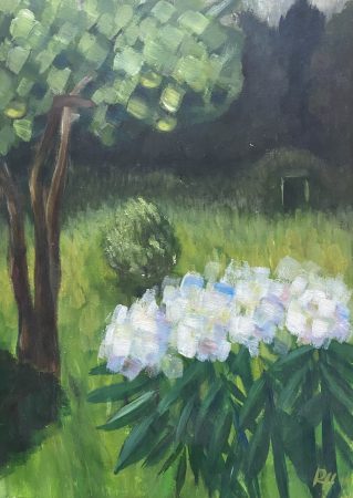 "Floksid"
2019. Akrüülvärvid papil. 42x60 cm