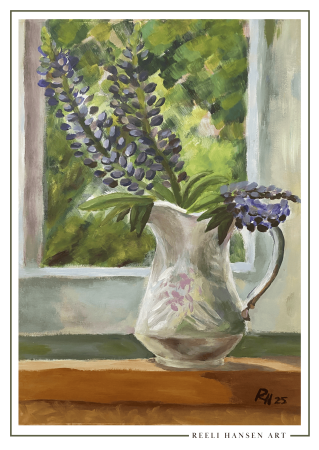 Lupiinid postkaart A6